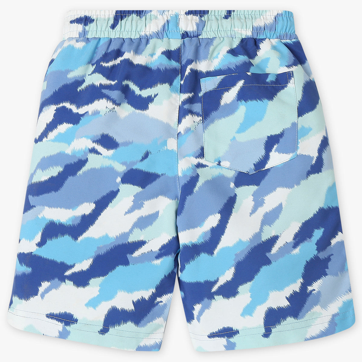 Boys Comfort Fit Printed Mid Rise Shorts