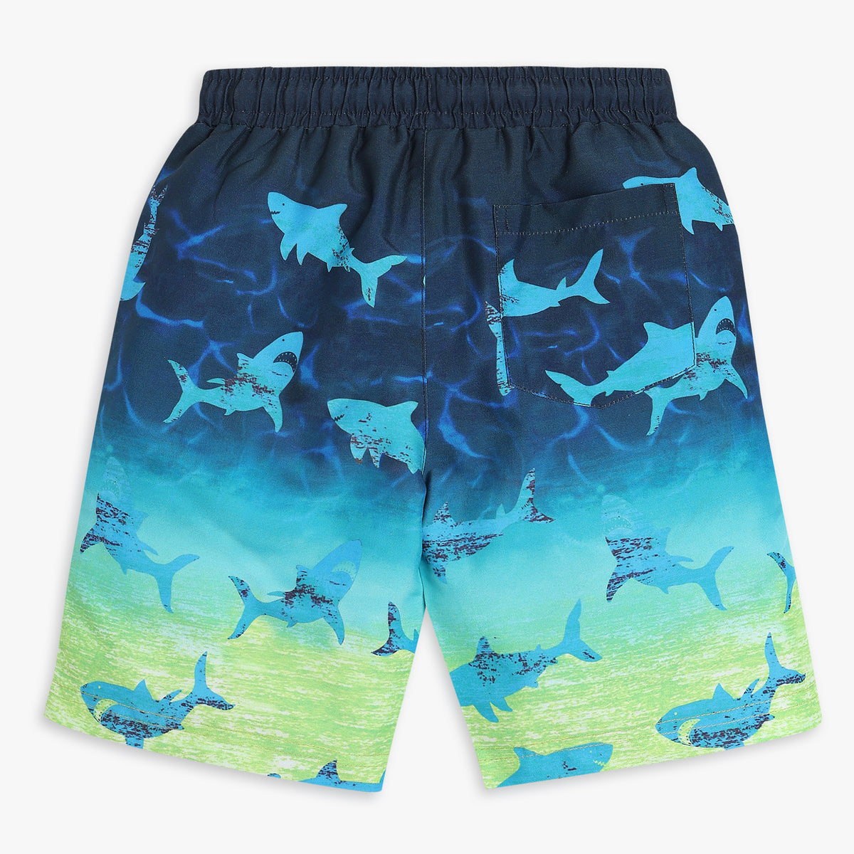 Boys Comfort Fit Printed Mid Rise Shorts