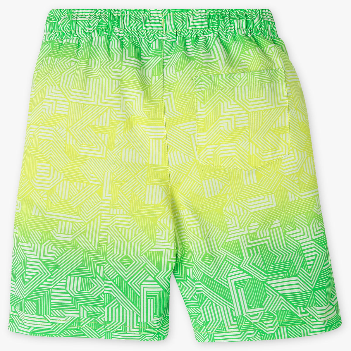 Boys Comfort Fit Printed Mid Rise Shorts