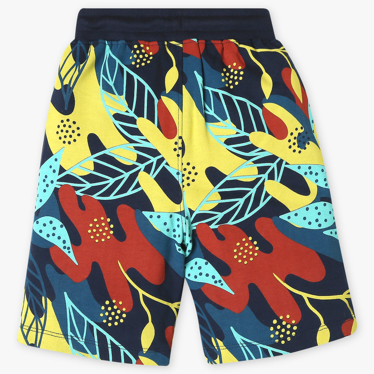 Boys Regular Fit Printed Mid Rise Shorts