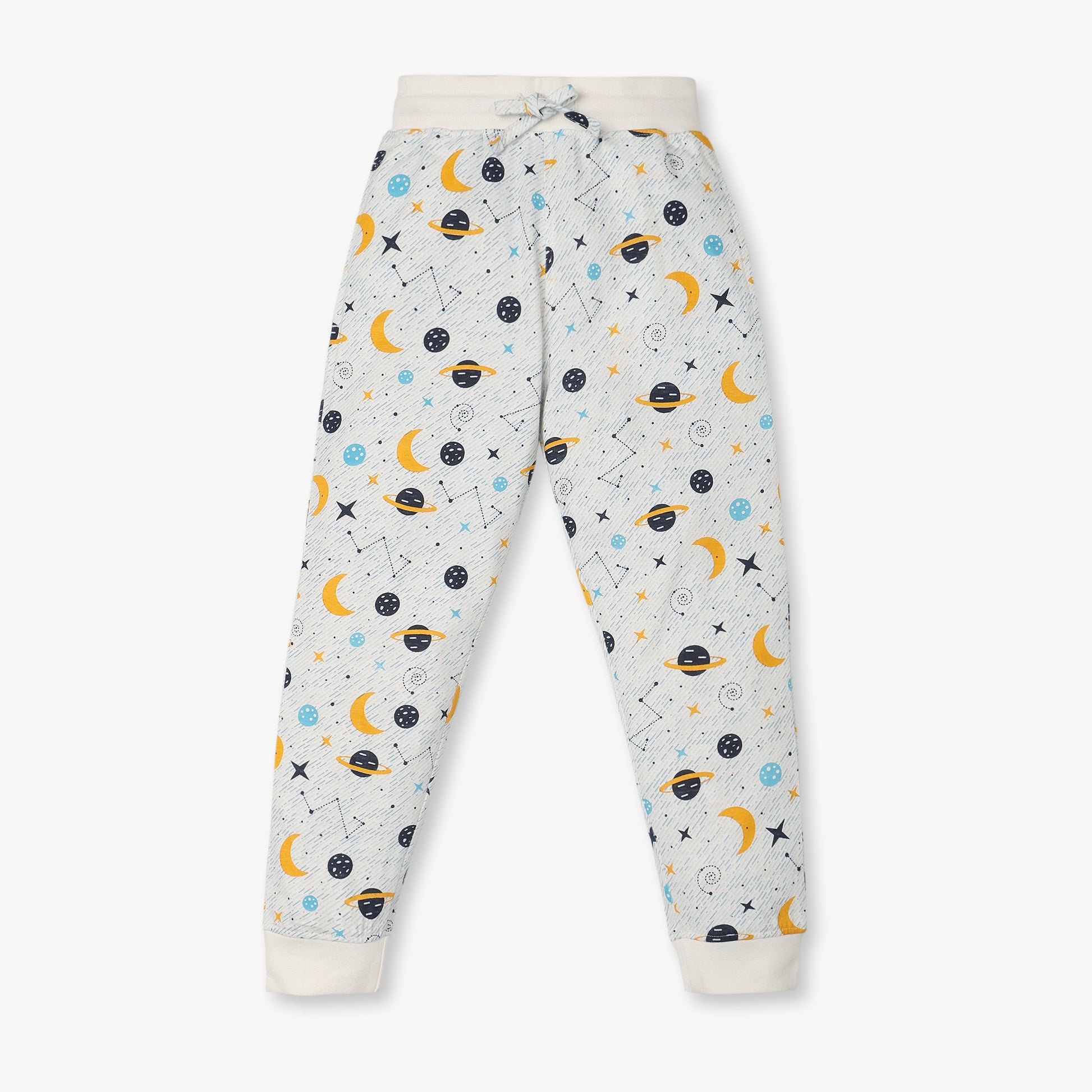 Boys Regular Fit Printed T-Shirt with Pyjama Sleepwear Set