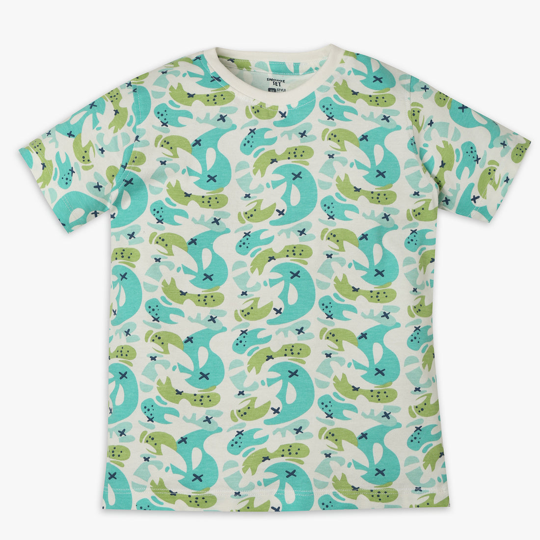 Boys Regular Fit Printed Sleepwear Set