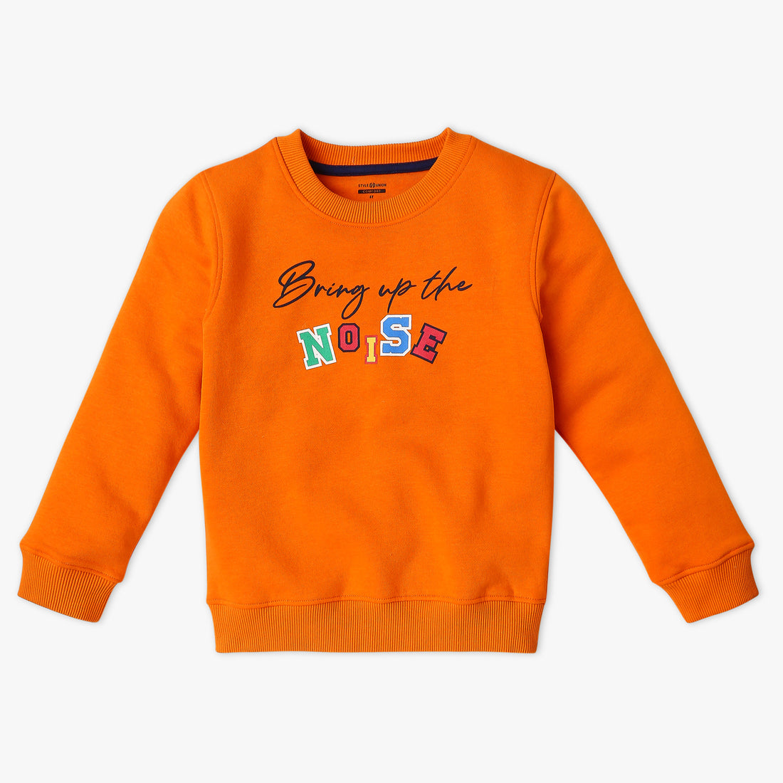 Boy's Regular Fit Printed Sweat Tee