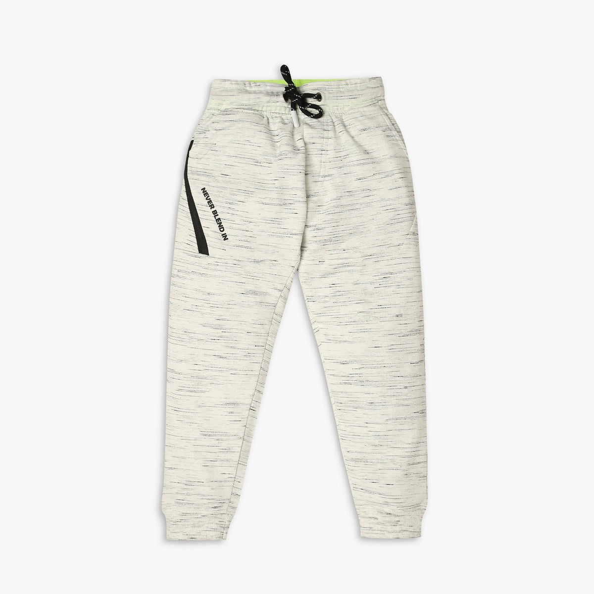 Boy Wearing Boy's Regular Fit Printed Mid Rise Trackpant