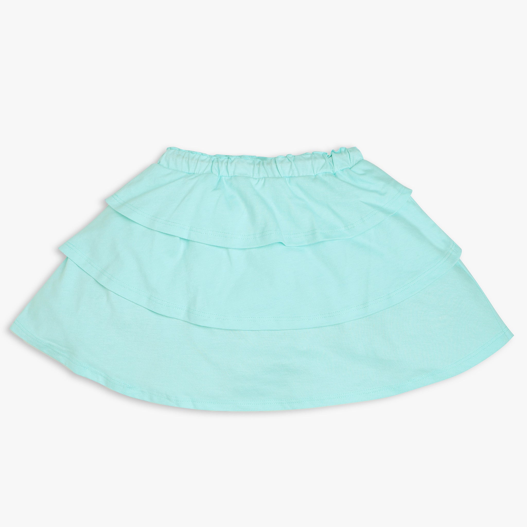 Girls Regular Fit Solid Mid Rise Skirts