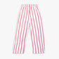 Girls Regular Fit Striped Mid Rise Pants