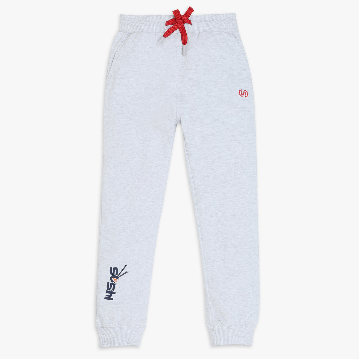 Girl's Regular Fit Solid Mid Rise Joggers