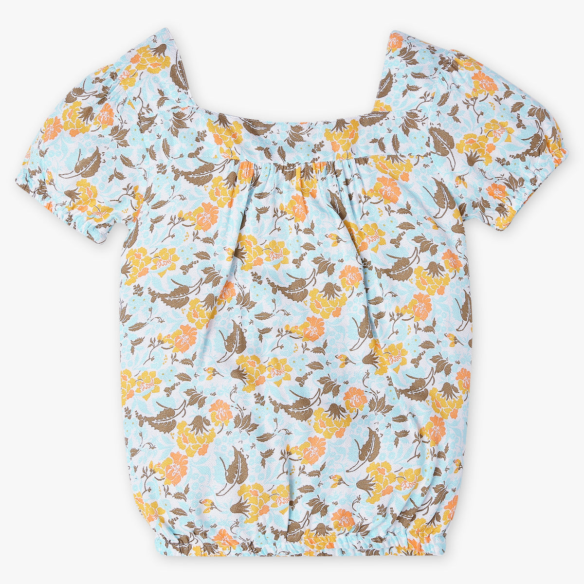 Girls Regular Fit Printed Top