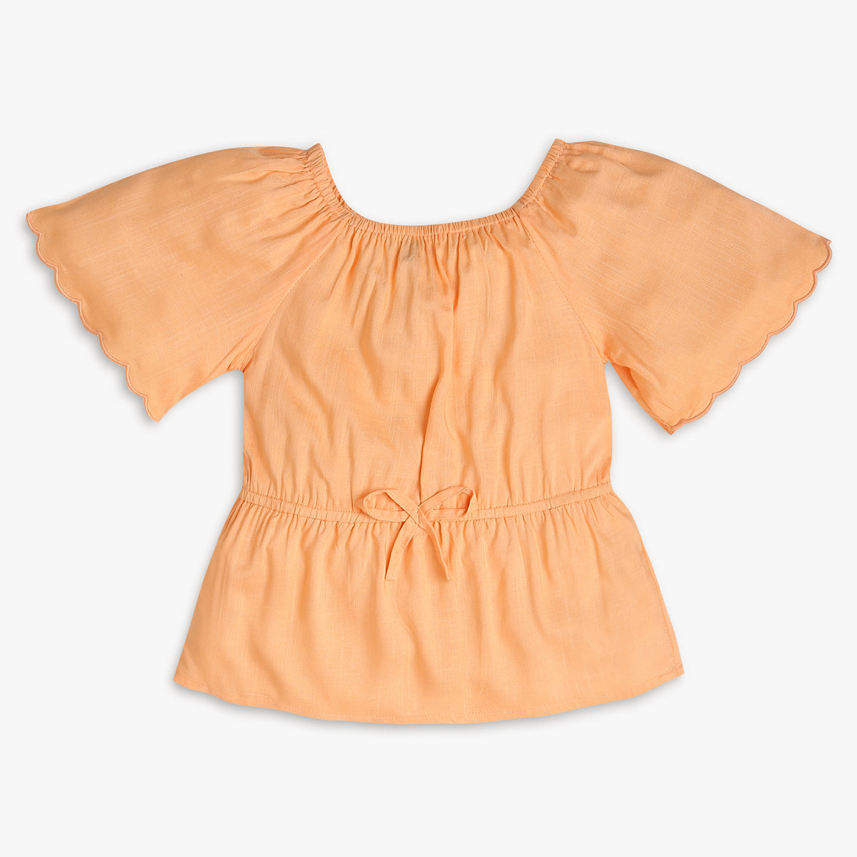 Girls Regular Fit Solid Top