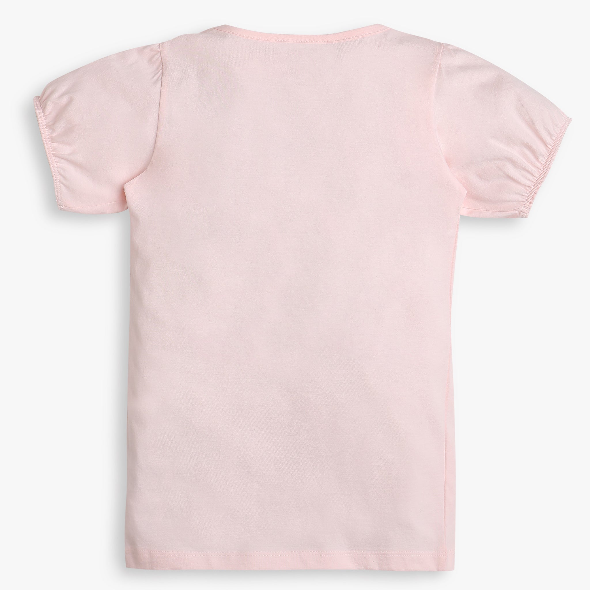 Girls Regular Fit Solid T-Shirt