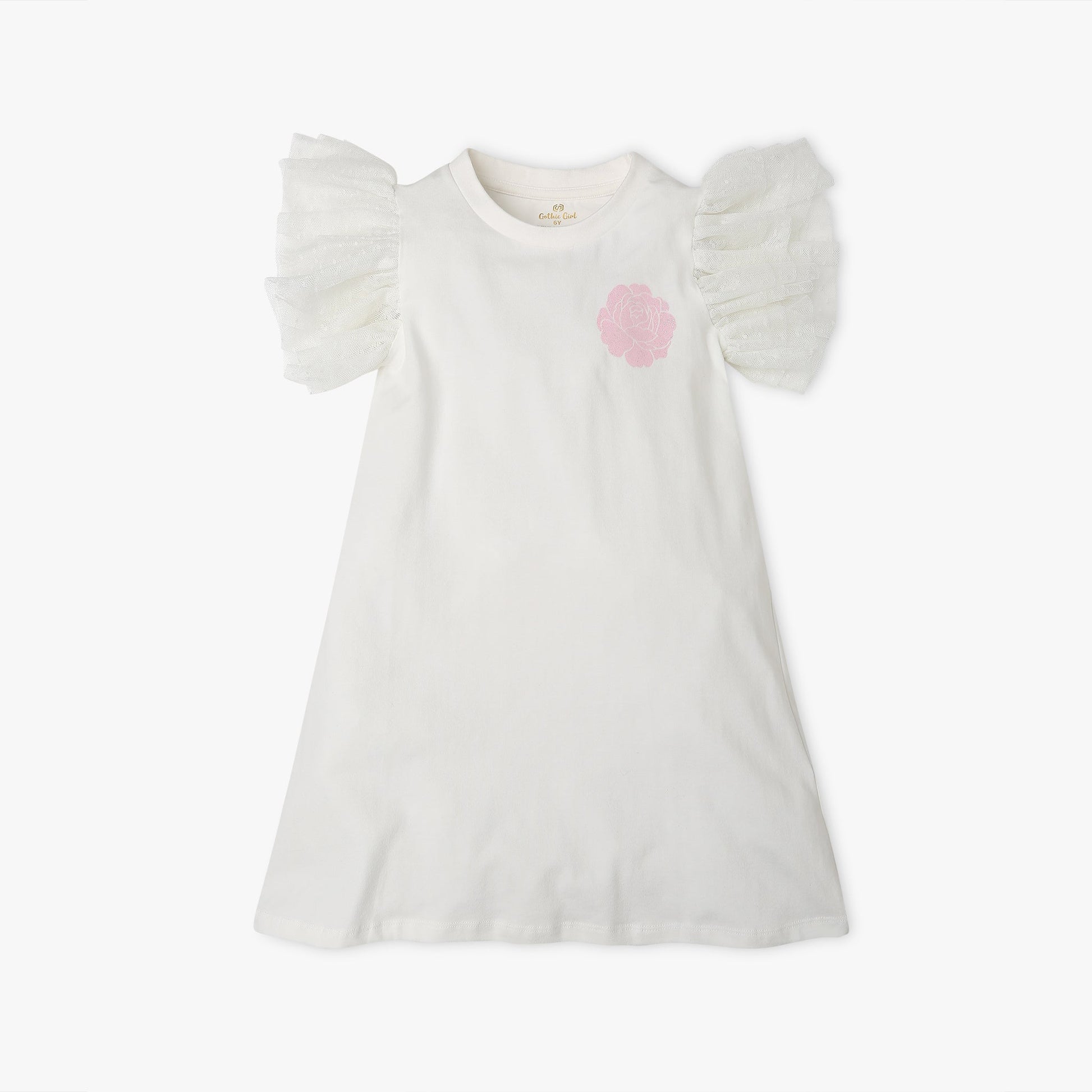 Girl's Regular Fit Solid Frock