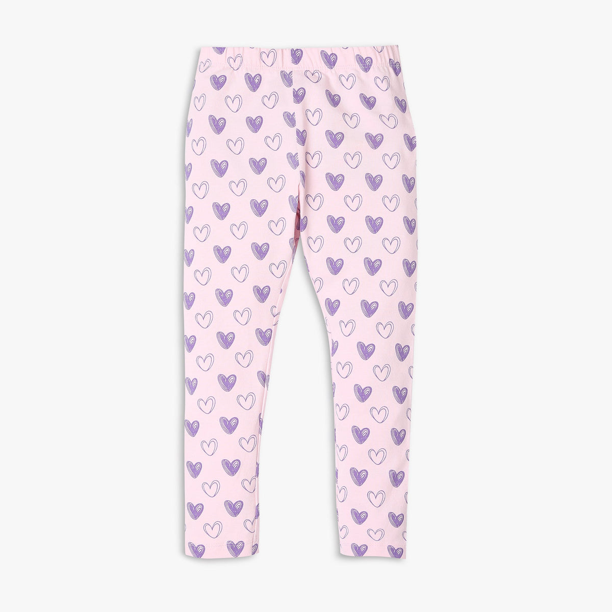 Girl's Skinny Fit Printed Mid Rise Leggings