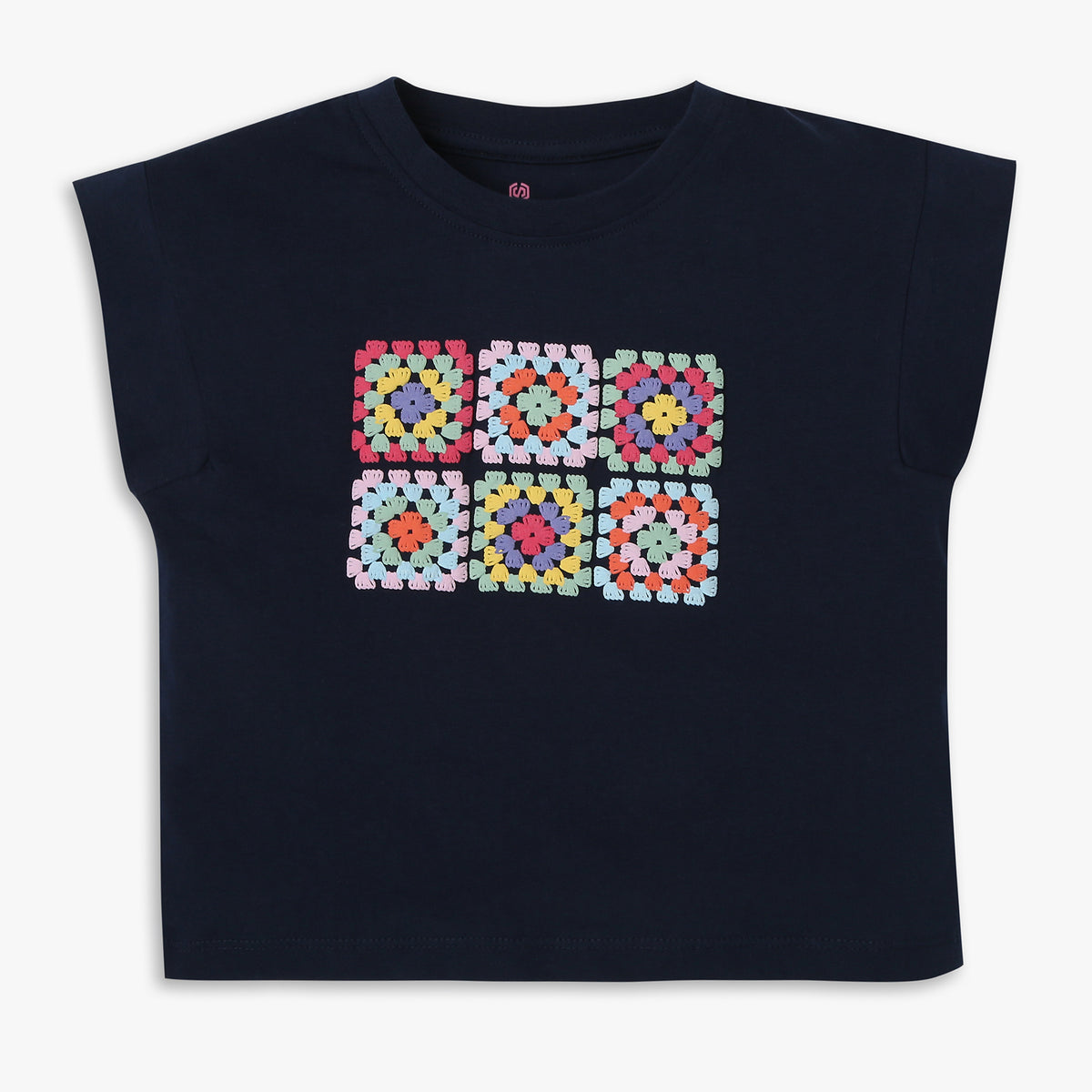 Girls Boxy Fit Printed T-Shirt