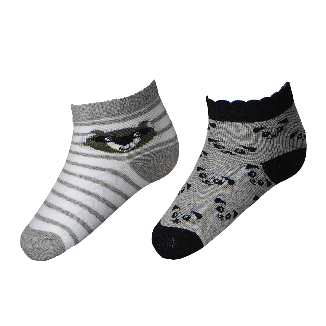 Boys Solid Ankle Length Socks - Pack of 2