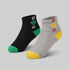 Boys Cotton Ankle Length Socks - Pack of 2