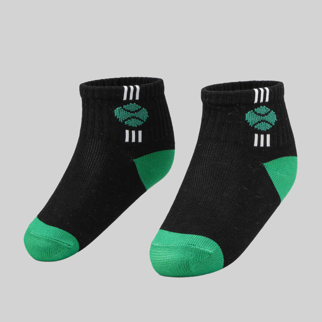 Boys Cotton Ankle Length Socks - Pack of 2