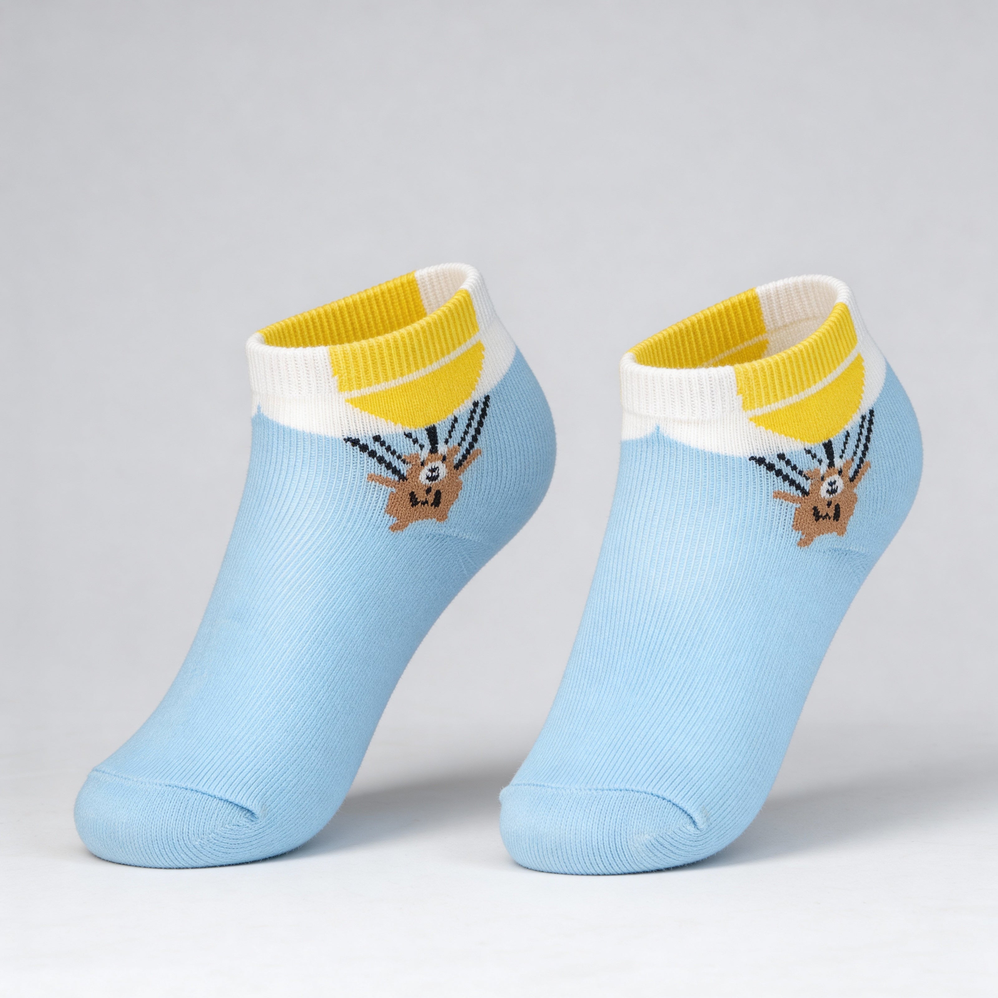 Boys Cotton Ankle Length Socks - Pack of 2