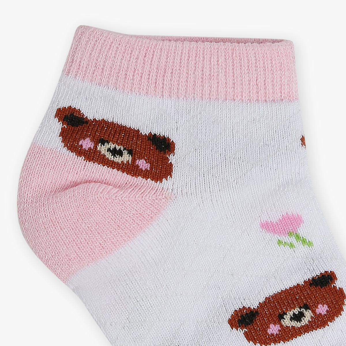 Girls Ankle Length Printed Socks