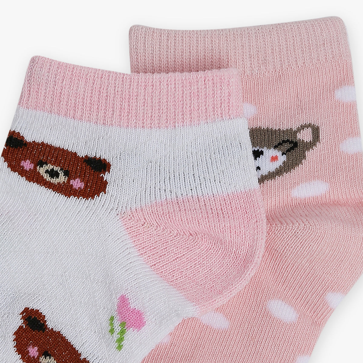 Girls Ankle Length Printed Socks