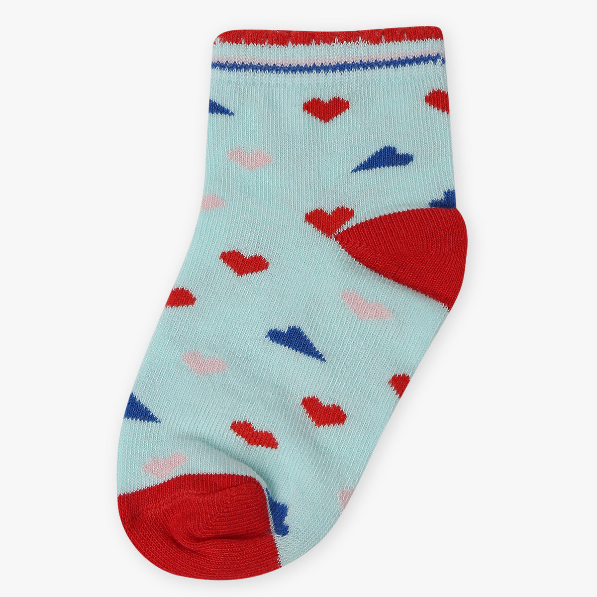 Girls Ankle Length Printed Socks