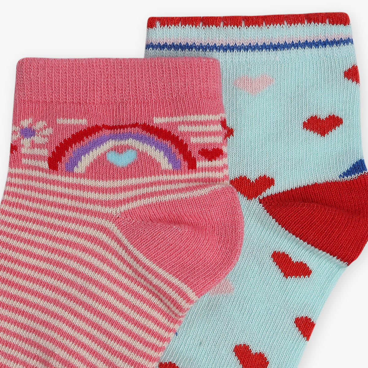 Girls Ankle Length Printed Socks