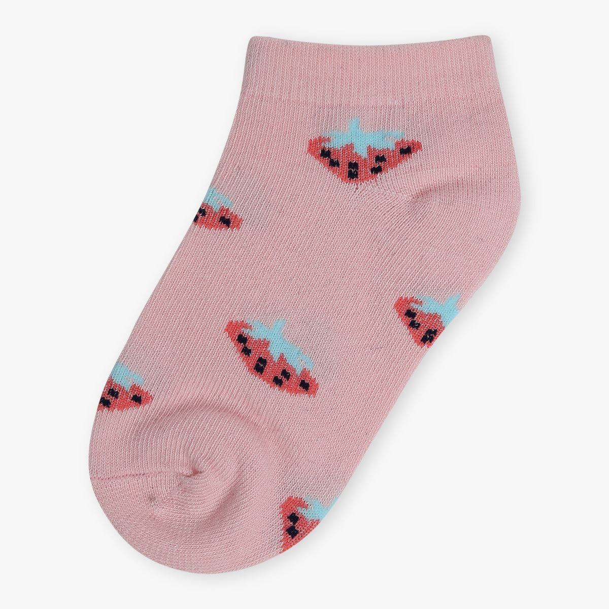 Girls Ankle Length Printed Socks