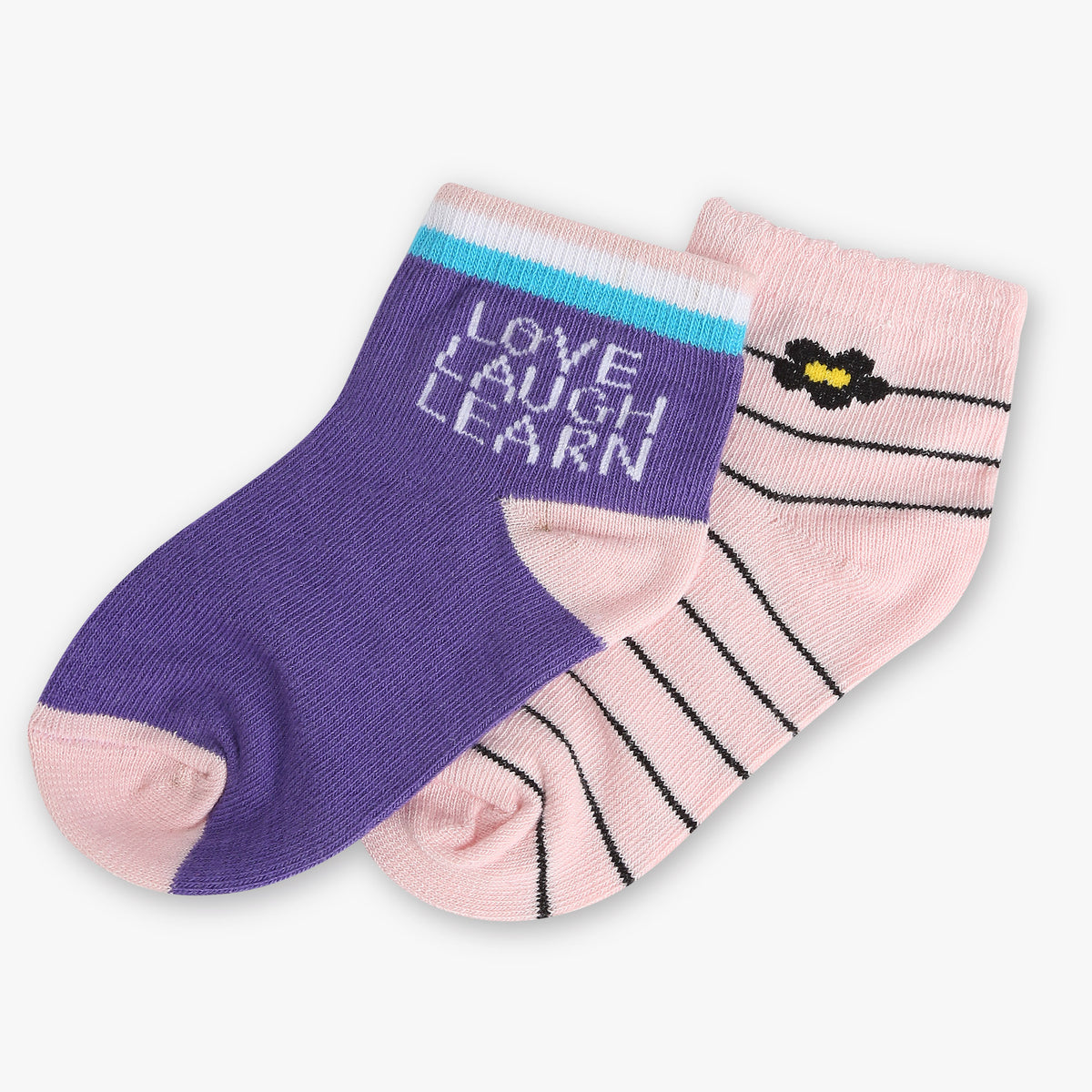 Girls Printed Socks (Packof 2)