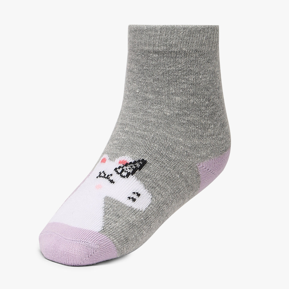 Girls Ankle Length Printed Socks