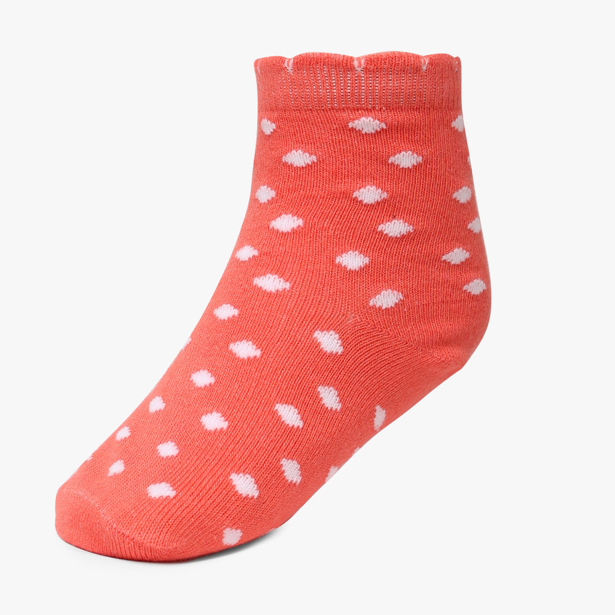 Girls Ankle Length Printed Socks