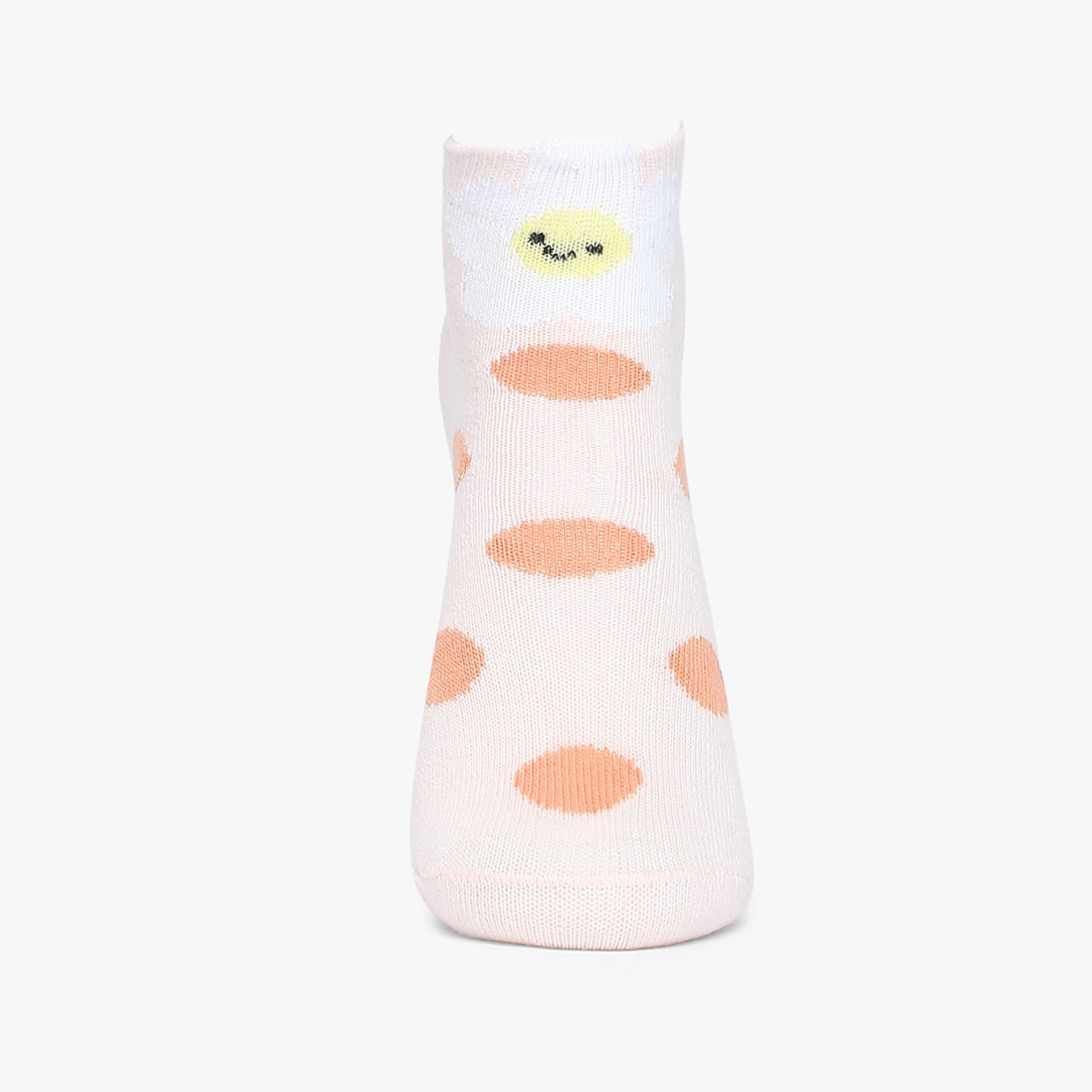 Girls Ankle Length Printed Socks (Pack of 2)
