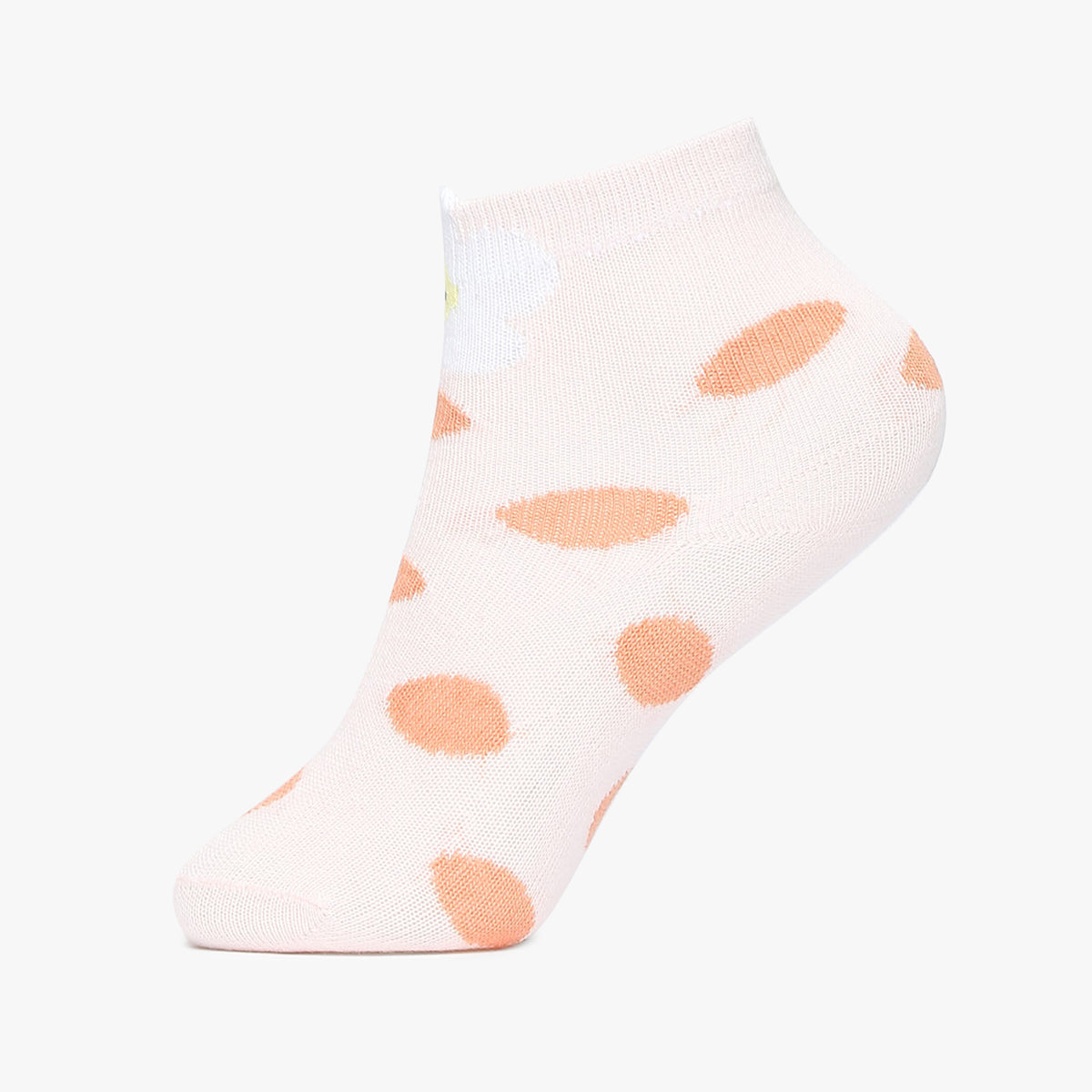 Girls Ankle Length Printed Socks (Pack of 2)