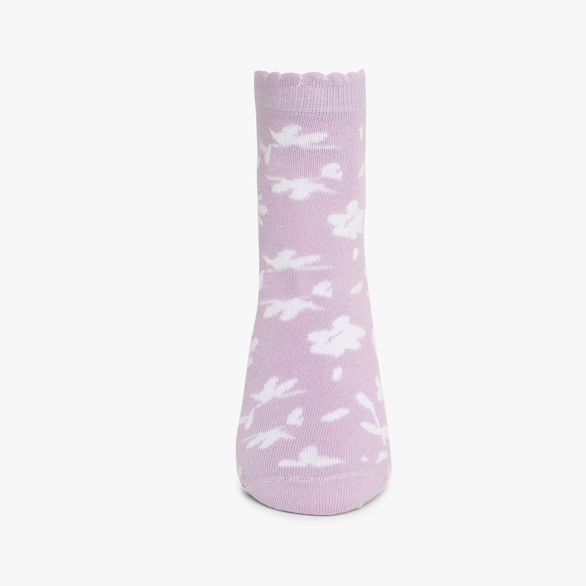 Girls Ankle Length Printed Socks (Pack of 2)