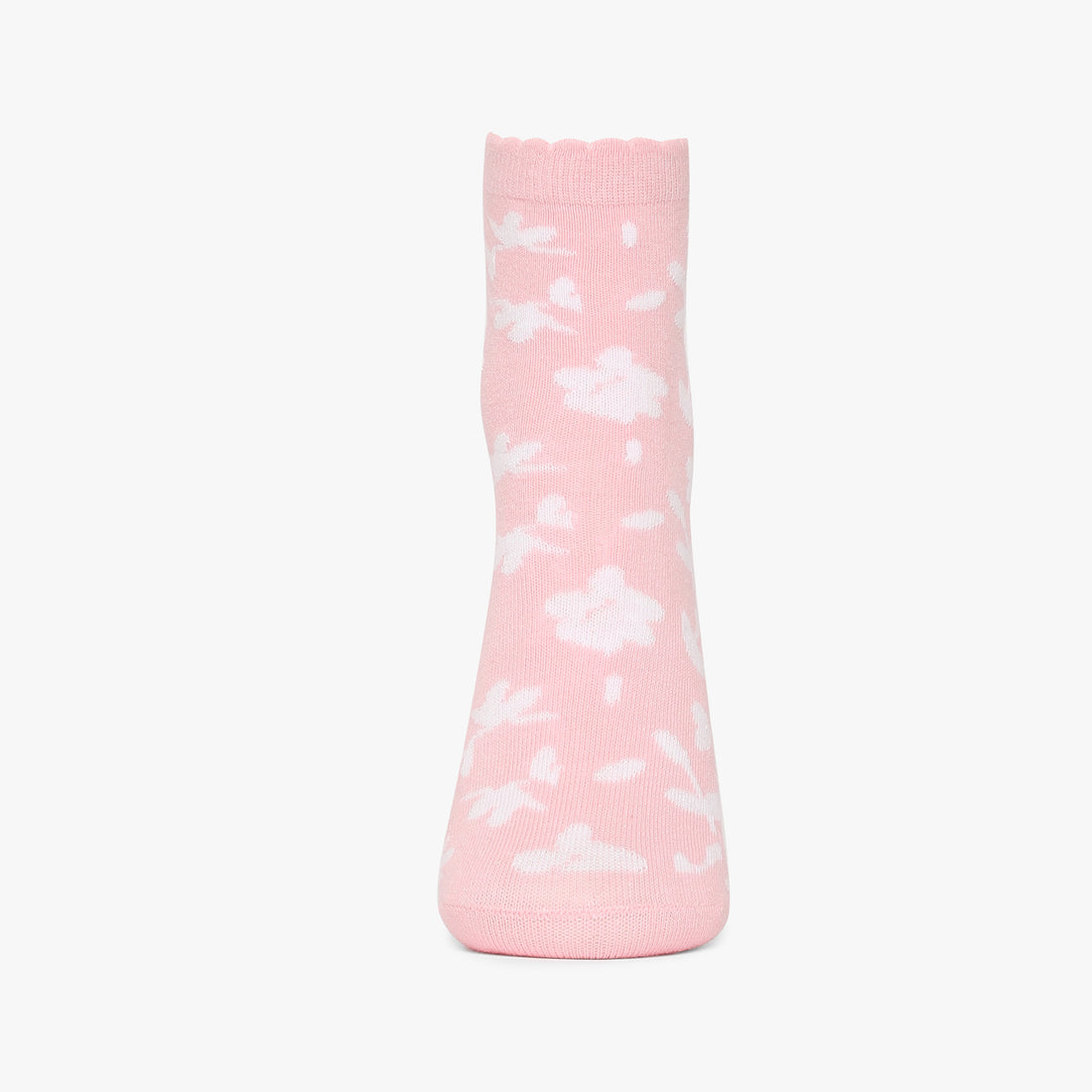 Girls Ankle Length Printed Socks (Pack of 2)