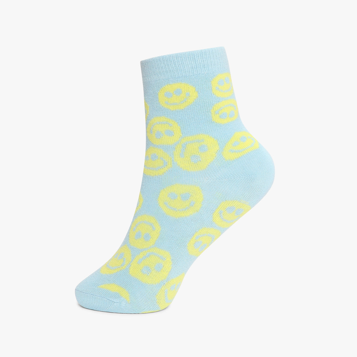 Girls Ankle Length Printed Socks (Pack of 2)