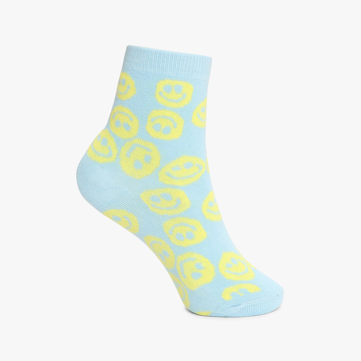 Girls Ankle Length Printed Socks (Pack of 2)