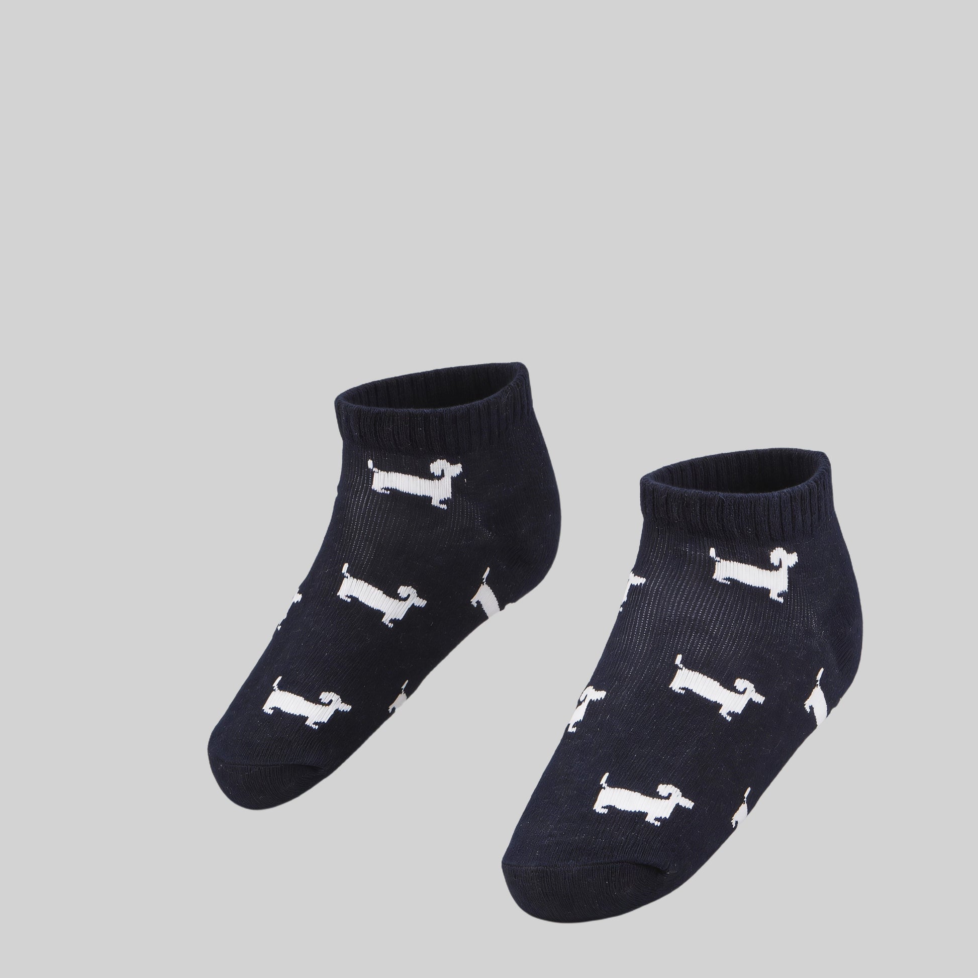 Girls Cotton Ankle Length Socks - Pack of 2