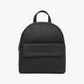 Womens Black Solid Backpack