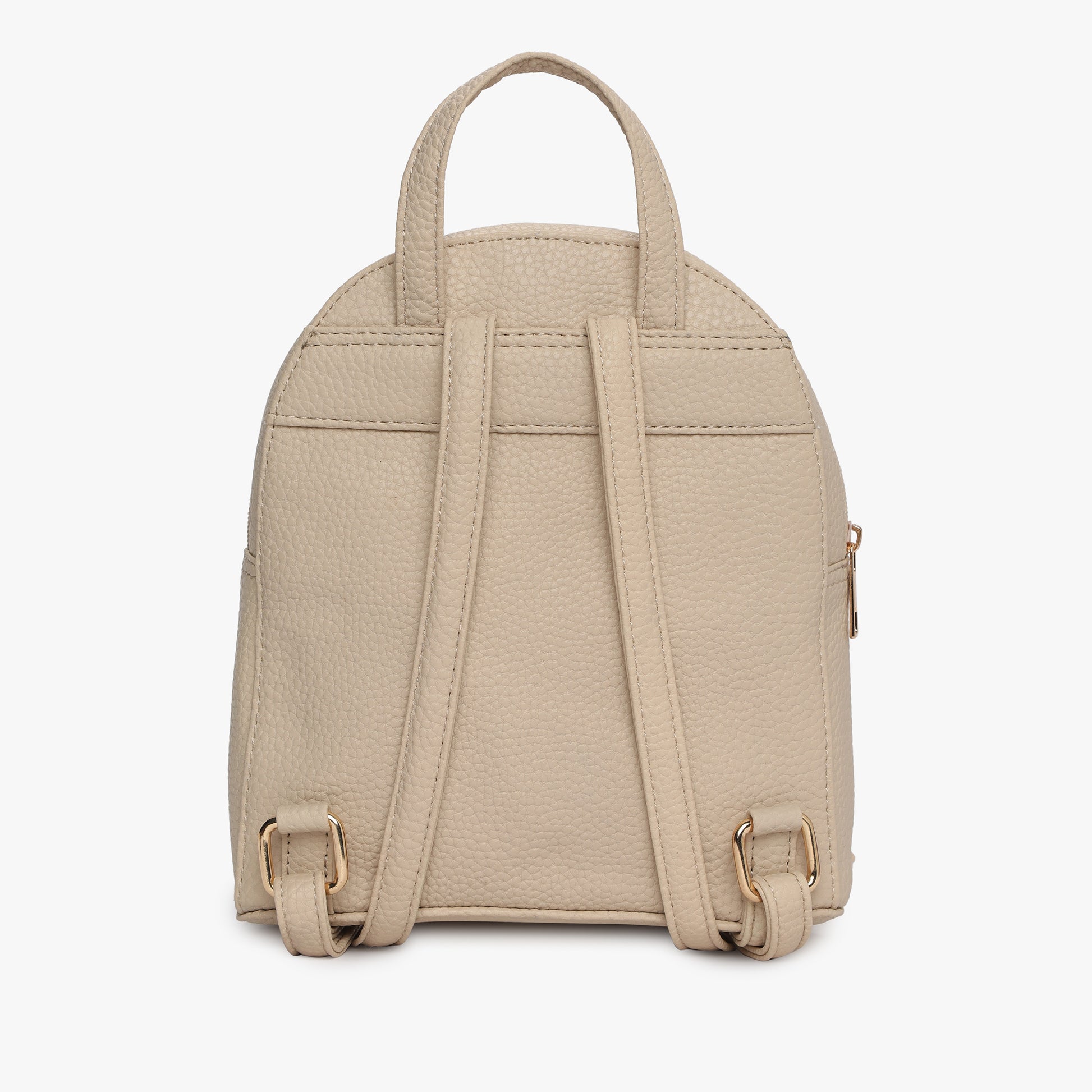 Womens Cream Solid Backpack – Style Union