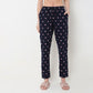 Regular Fit Printed Mid Rise Pyjamas