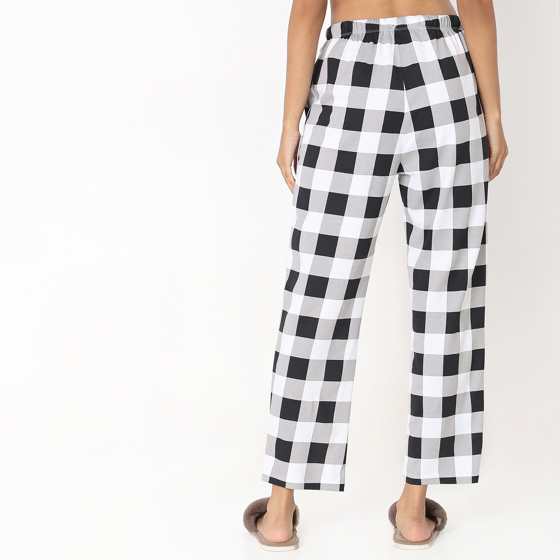 Regular Fit Printed Mid Rise Pyjamas