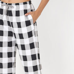 Regular Fit Printed Mid Rise Pyjamas