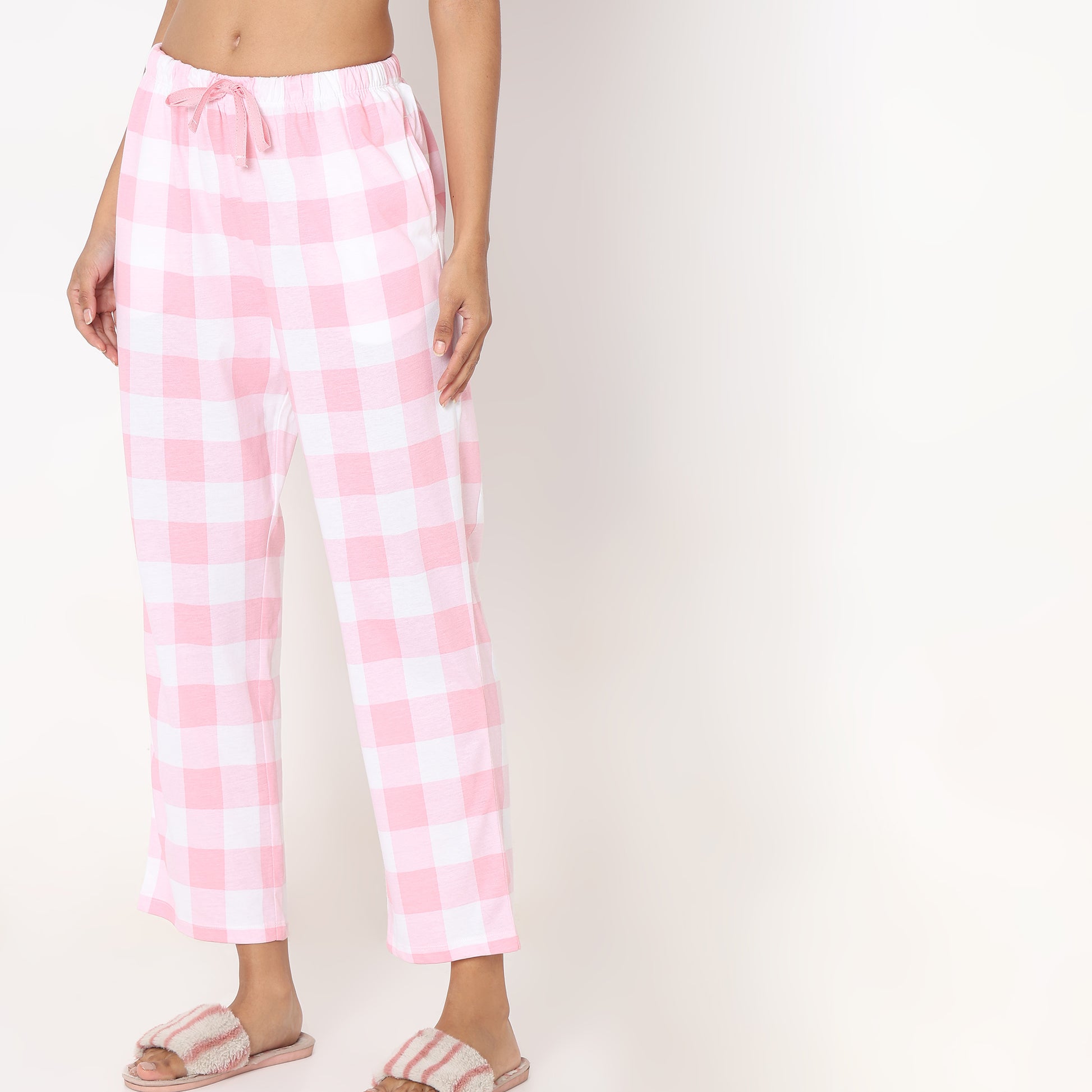Regular Fit Printed Mid Rise Pyjamas