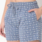 Regular Fit Printed Mid Rise Shorts
