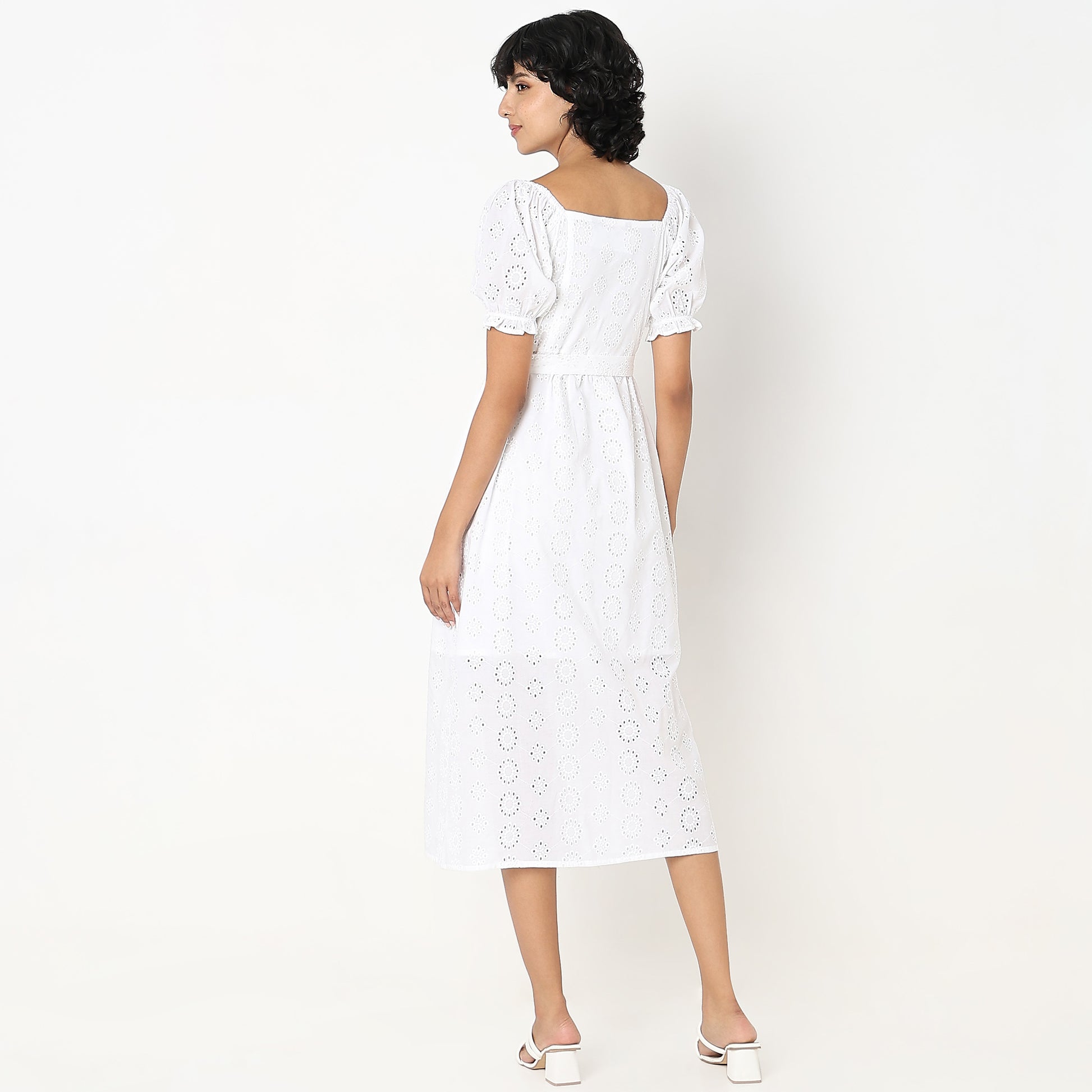 Flare Fit Lace Dress