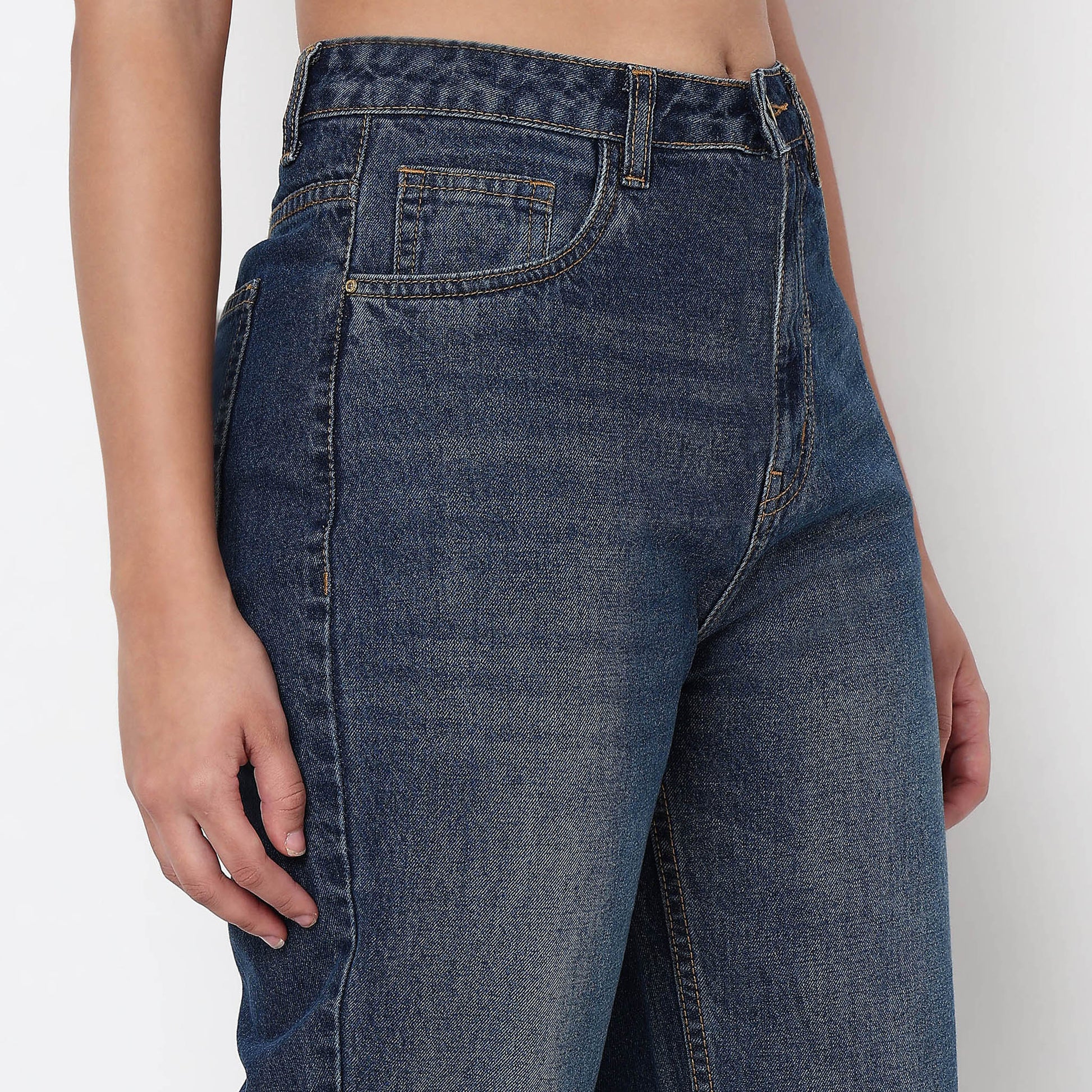 Cleaner Wash Non Stretch Straight Fit Jeans