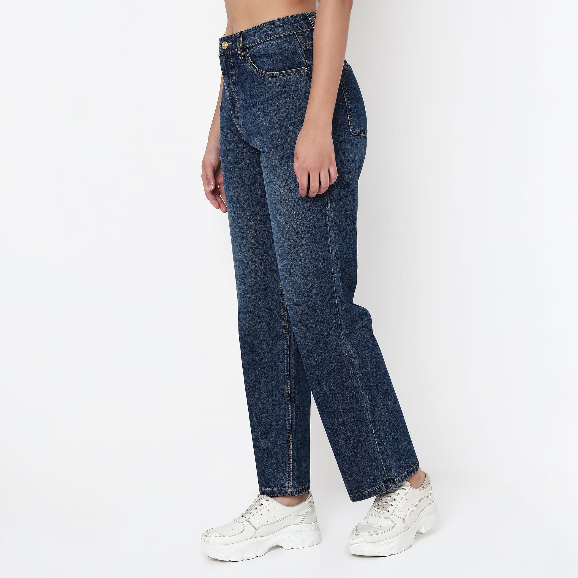 Cleaner Wash Non Stretch Straight Fit Jeans