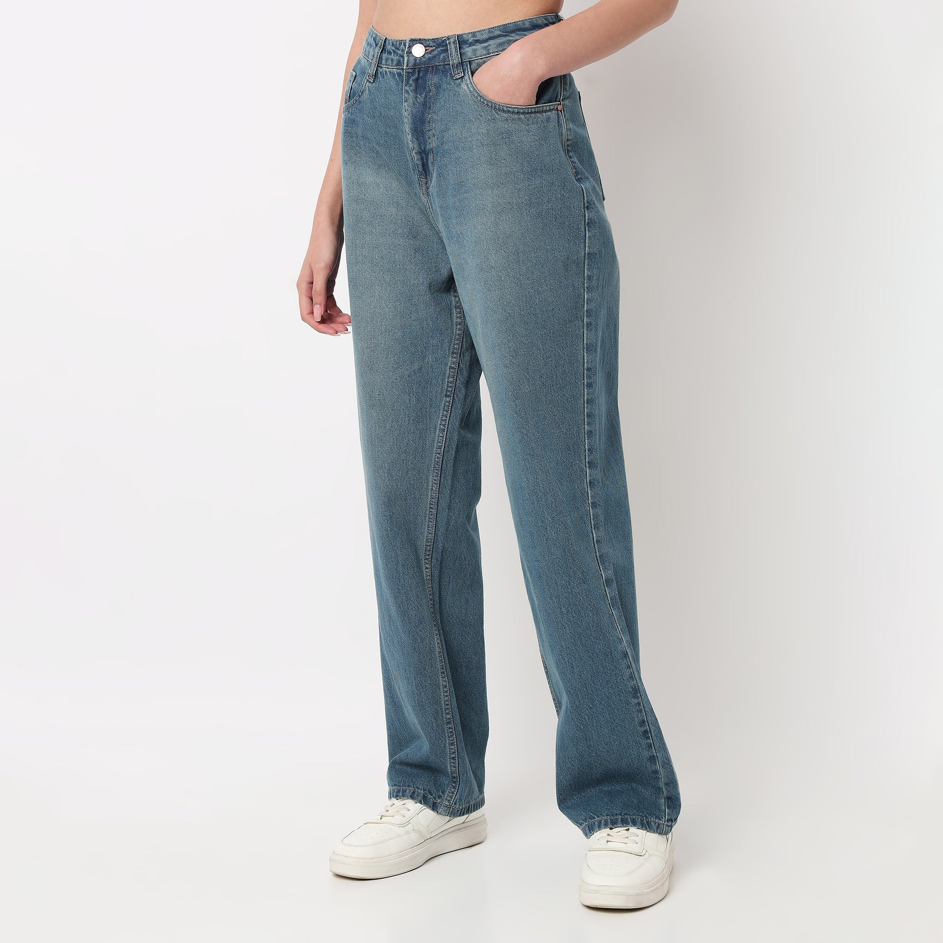 Cleaner Wash Non Stretch Straight Fit Jeans