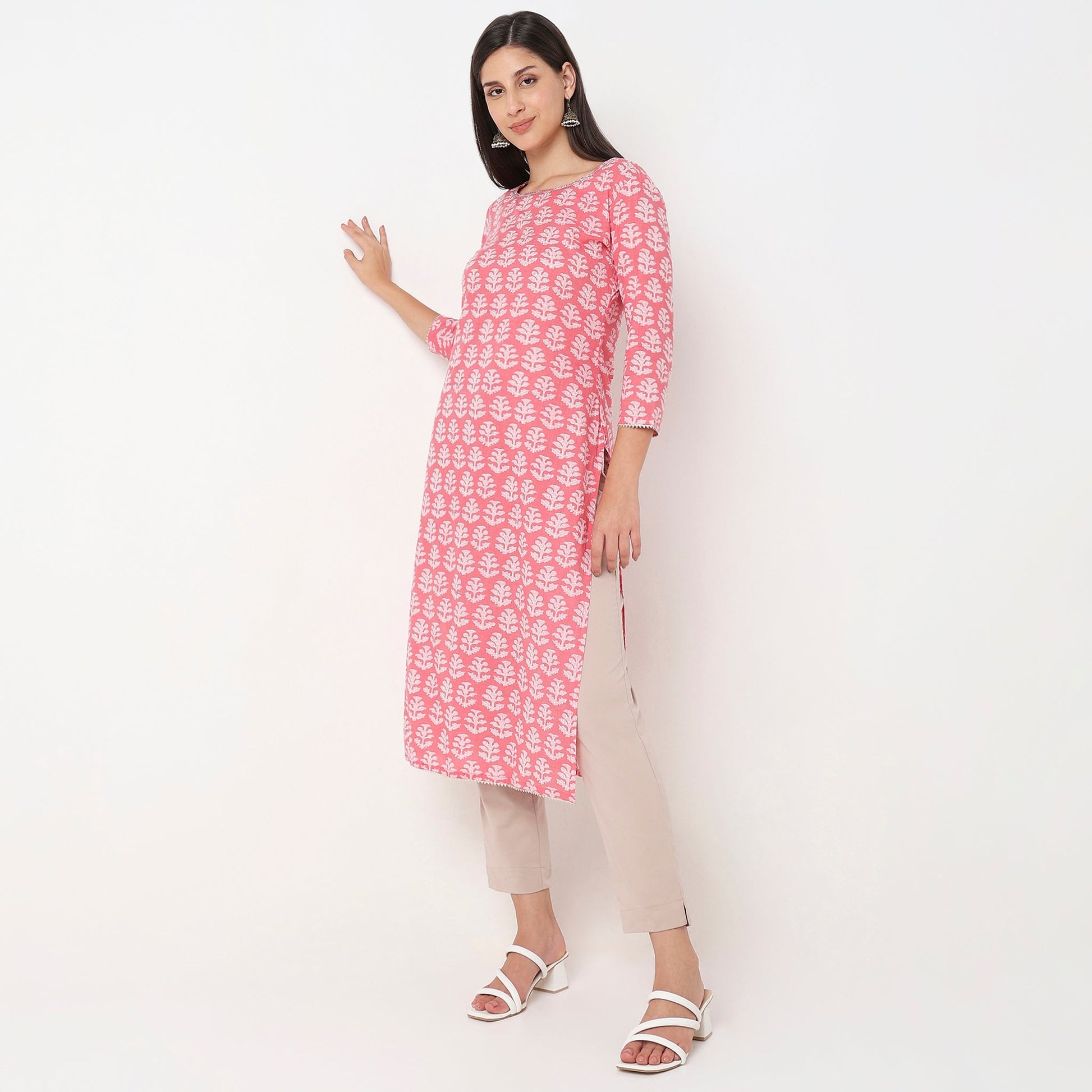 Slim Fit High Rise Pant