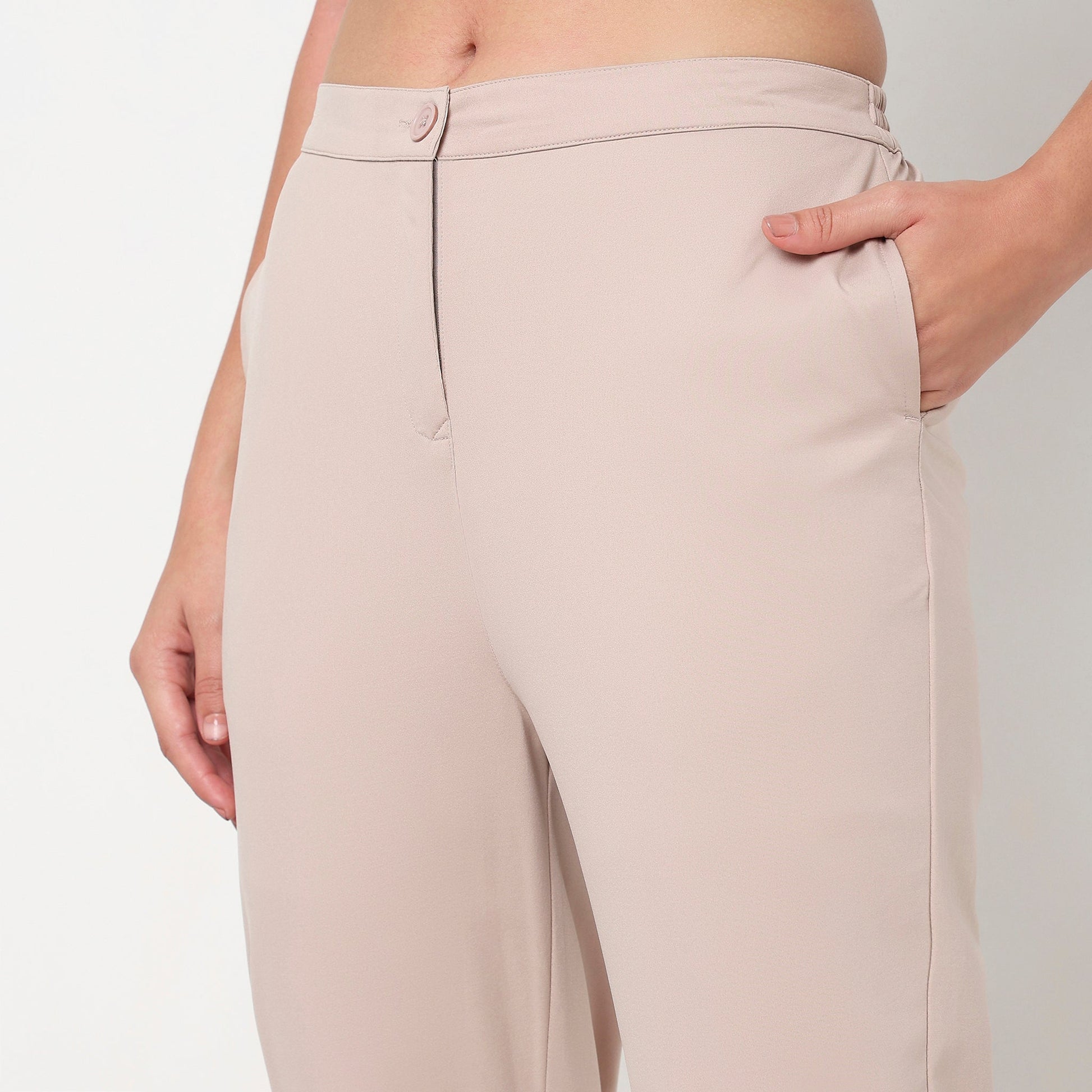 Slim Fit High Rise Pant