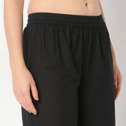 Regular Fit Embroidered Ethnic Pants